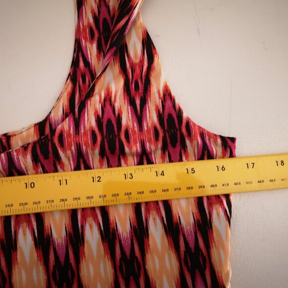 2 / $30.00 - Eclipse Ladies Size Medium Multi Colored Longer Tank Top - Picture 7 of 8